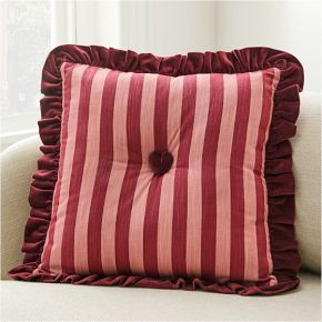 Button-Tufted Heart Pillow Cover | West Elm (US)