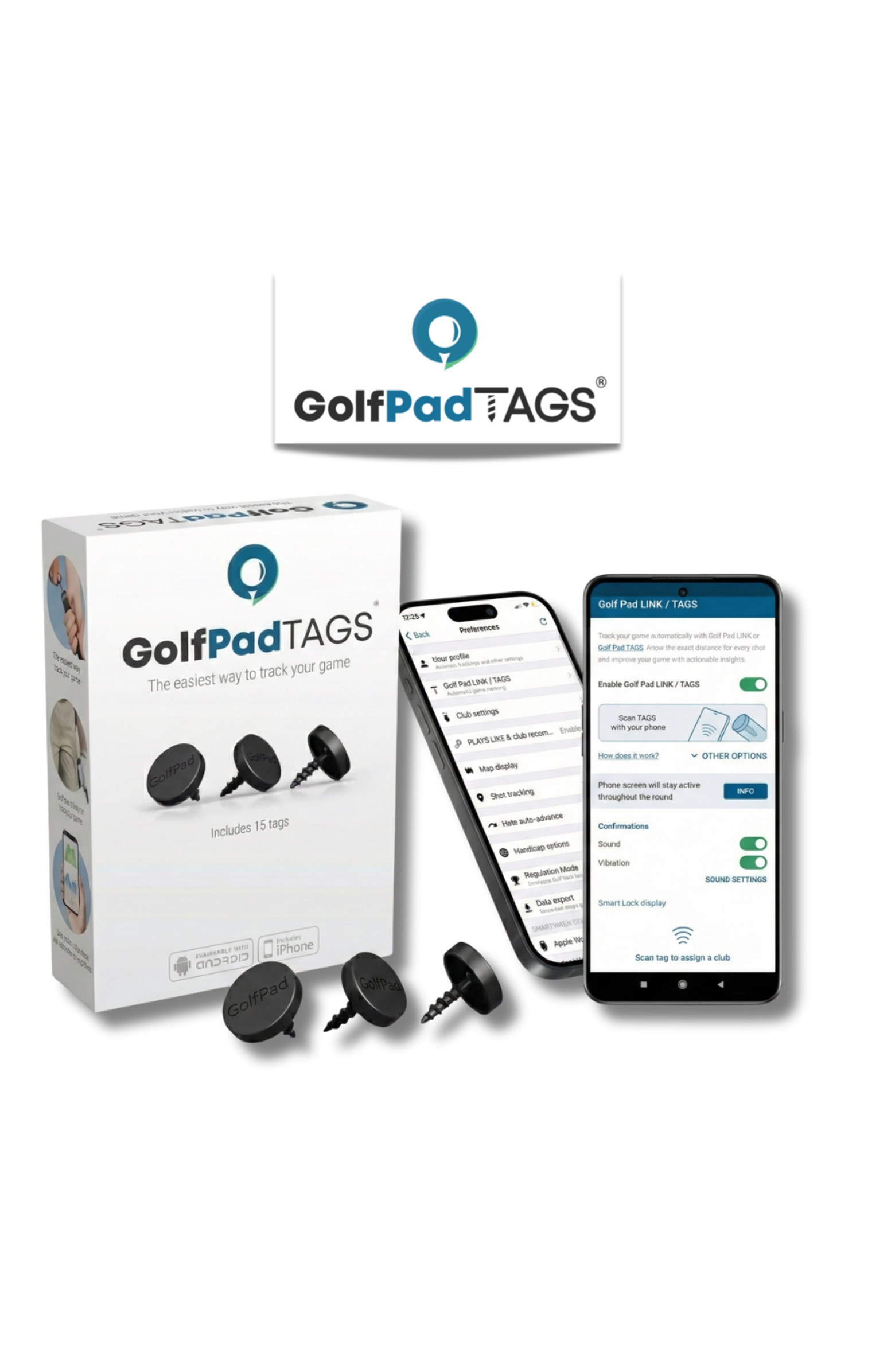 Golf Pad TAGS Automatic Golf Shot Tracking System for Android/Apple | Nordstrom | Nordstrom