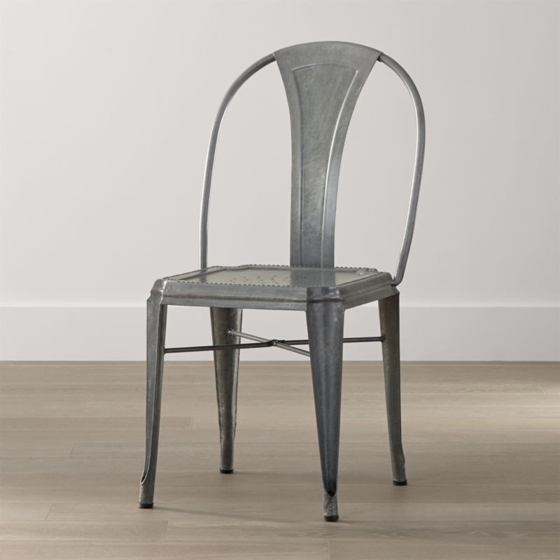 Lyle Metal Dining Chair + Reviews | Crate and Barrel | Crate & Barrel