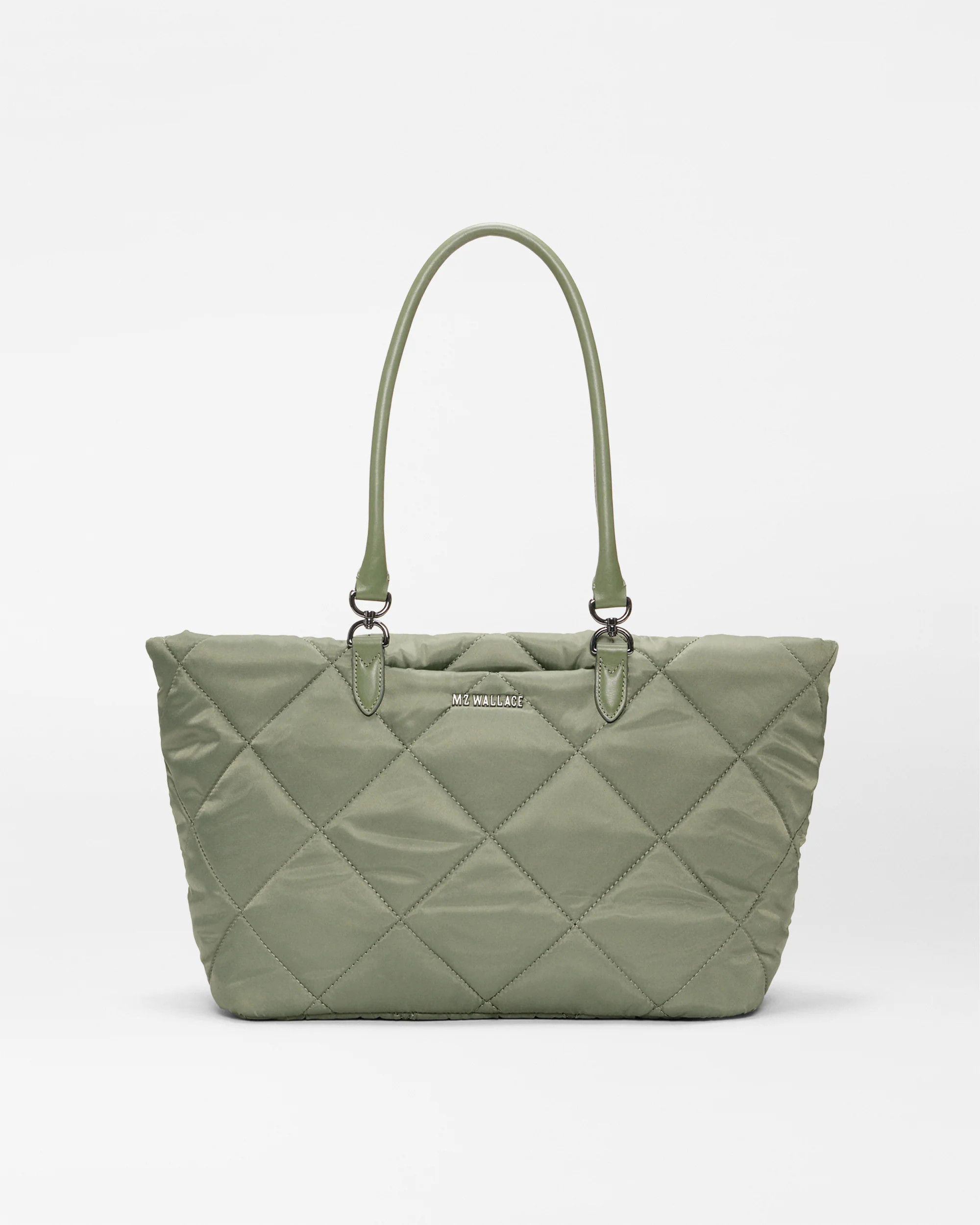 MZ Wallace Agave Green Medium Madison E/W Tote – Tote | MZ Wallace | MZ Wallace