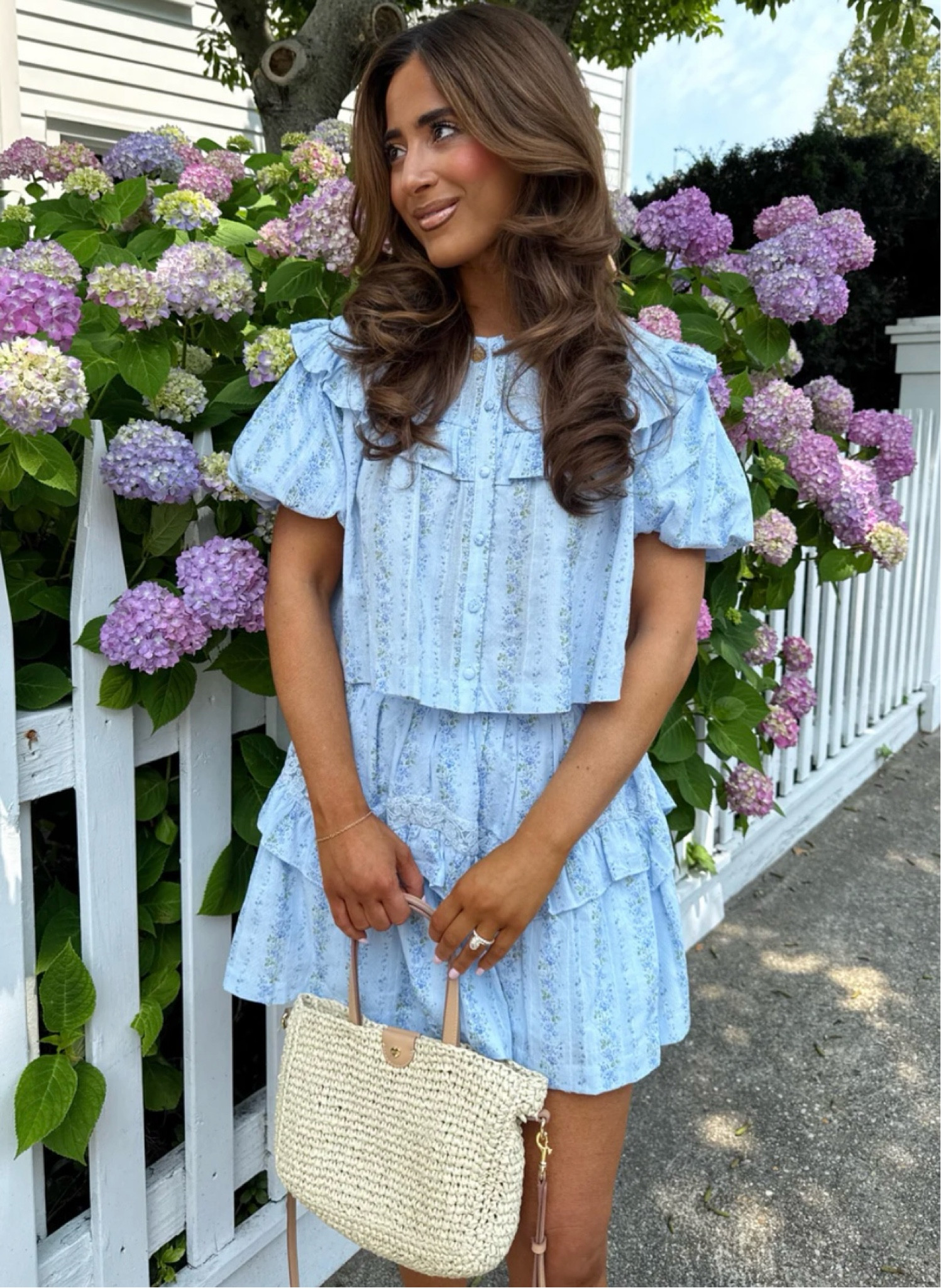 Sky-high style 🌿💙 This blue floral summer set is your perfect match for sunny days, cool breezes, and effortless charm from morning to sunset.

#LTKStyleTip #LTKSeasonal #LTKMidsize