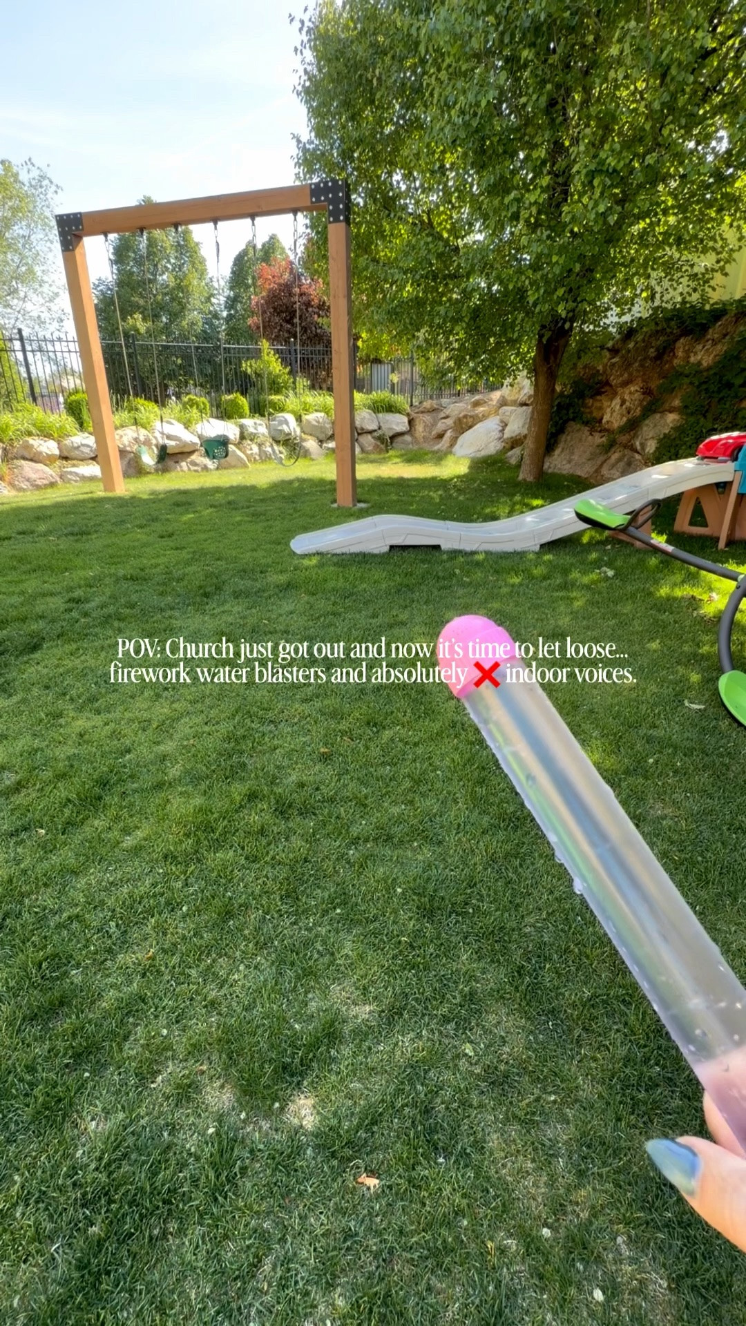 These firework water blasters are a must for summer. They cool you off without the stinging or pelting that comes with some water blasters. The firework-shaped nozzle creates a super fun 360° rotating spray effect that makes every water fight even more fun.

#LTKHome #LTKdayinmylife