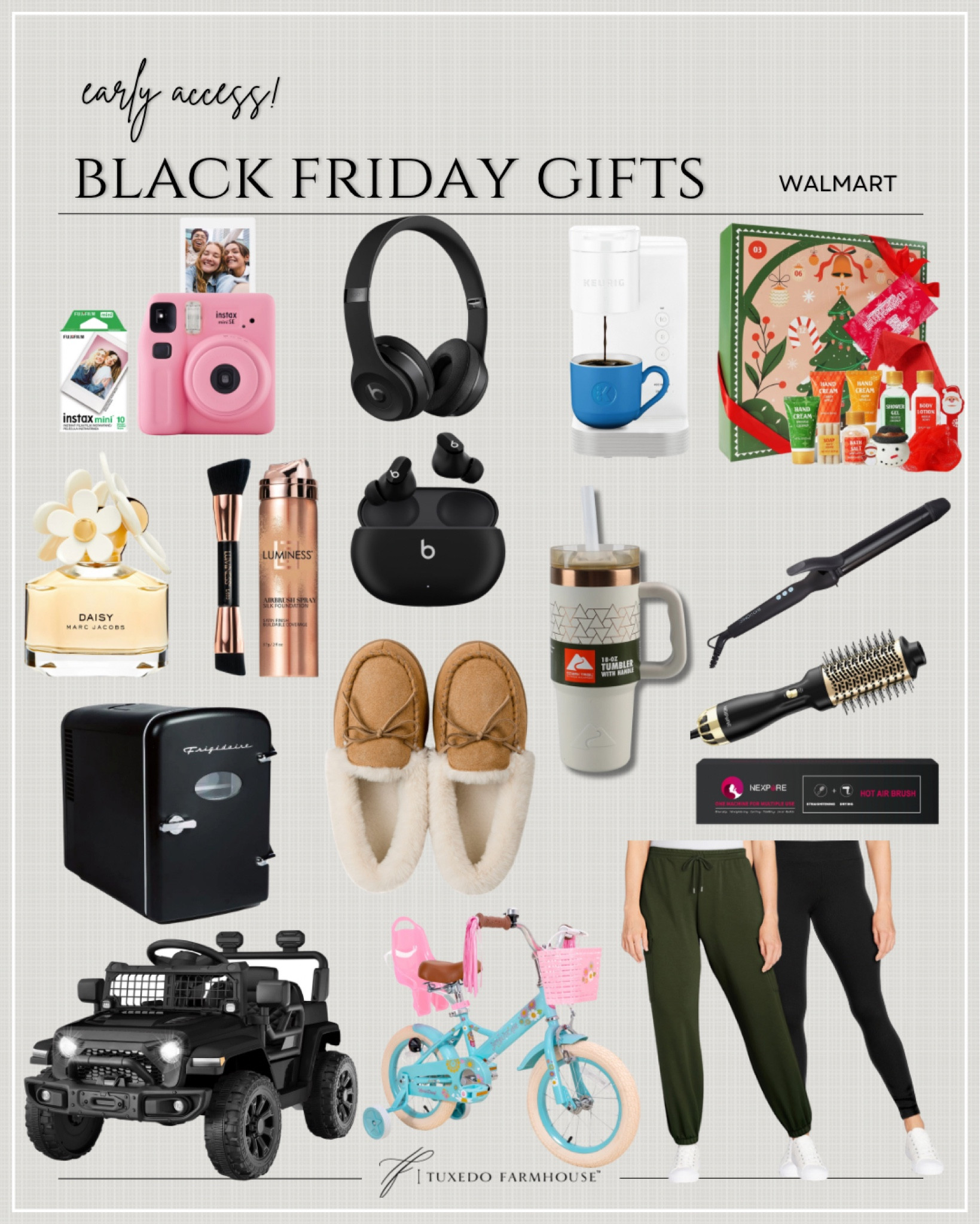 Walmart Black Friday Gifts 

Get ahead of the crowds with these early access deals on some of the seasons hottest gifts!

Seasonal, home, gifts, gadgets, entertainment, fashion, toys, tech

#LTKSaleAlert #LTKHoliday #LTKCyberWeek