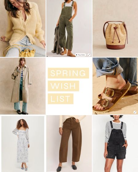 Things on my spring shopping wishlist