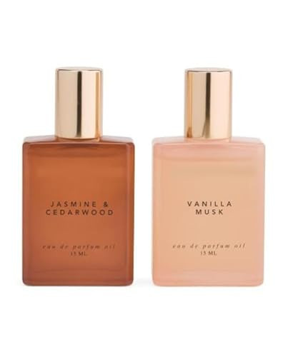 Sand and Fog Floral Parfum Oil Set, 15ml, 2 Piece with Rollers | Amazon (US)