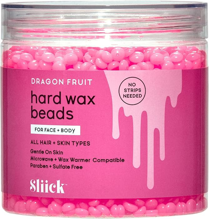 Hard Wax Beads for Hair Removal, Dragon Fruit - Stripless Wax Beads for Face, Body, & Sensitive S... | Amazon (US)