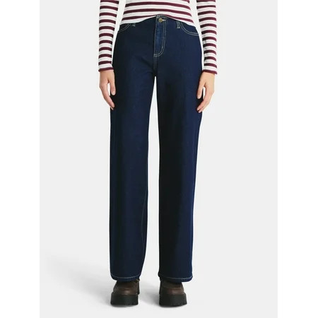 No Boundaries Baggy Wide Leg Jeans 31.5 Inseam Women s | Walmart (US)