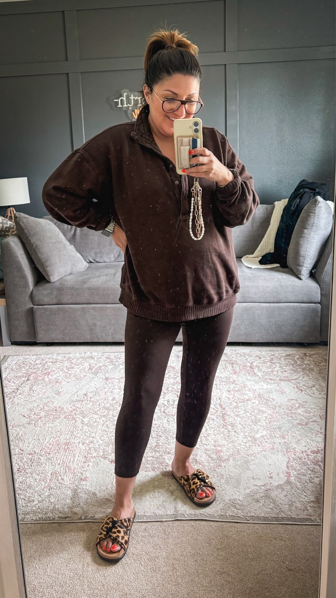 Today’s easy #ootd:
Aerie sweatshirt - m
Aerie leggings - L
Sam Edelman slides

#LTKSaleAlert #LTKOver40 #LTKMidsize