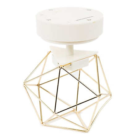 U Brands Magnetic LED Prism Locker Light 6 34 H x 4 1516 W x 4 1516 D WhiteGold - Office Depot | Office Depot and OfficeMax 