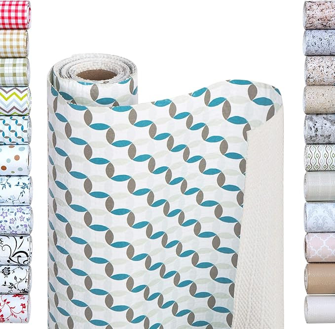 Smart Design Shelf Liner Bonded Grip - (12 Inch x 10 Feet) - Drawer Cabinet Smooth Top Non Adhesi... | Amazon (US)