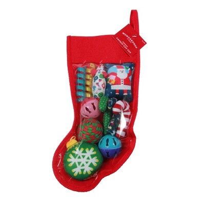 Holiday Cat Toy Stocking Gift Set - 11pk - Wondershop™ | Target