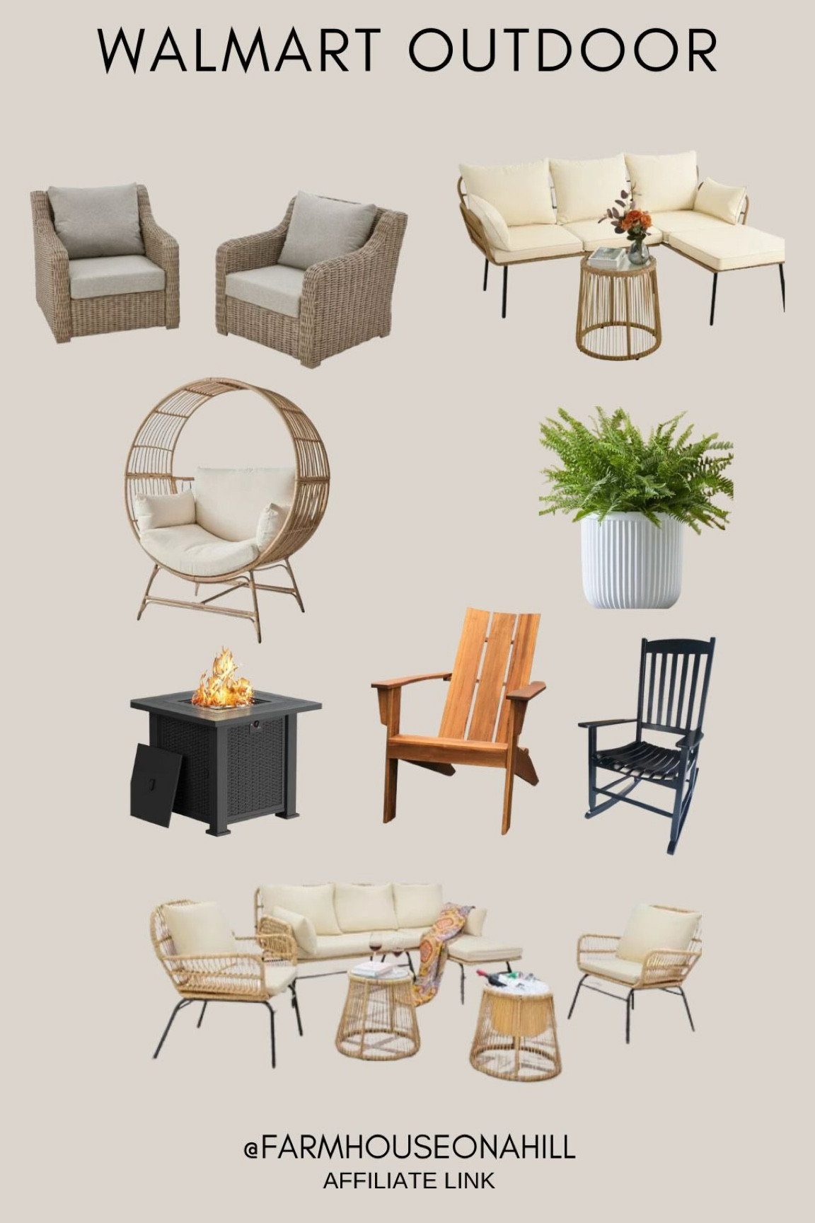 High end looks for less - outdoors edition. Walmart favorites for outdoors! 

#LTKsalealert #LTKSeasonal #LTKhome
