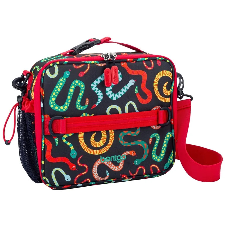 Bentgo Kids Prints Lunch Bag - Double-Insulated, Reusable, for Kids 3+, Adjustable Strap; Holds L... | Walmart (US)