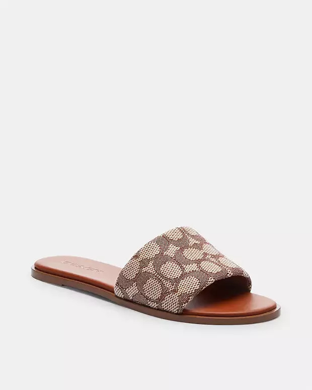 Holly Sandal In Signature Textile Jacquard | Coach (US)