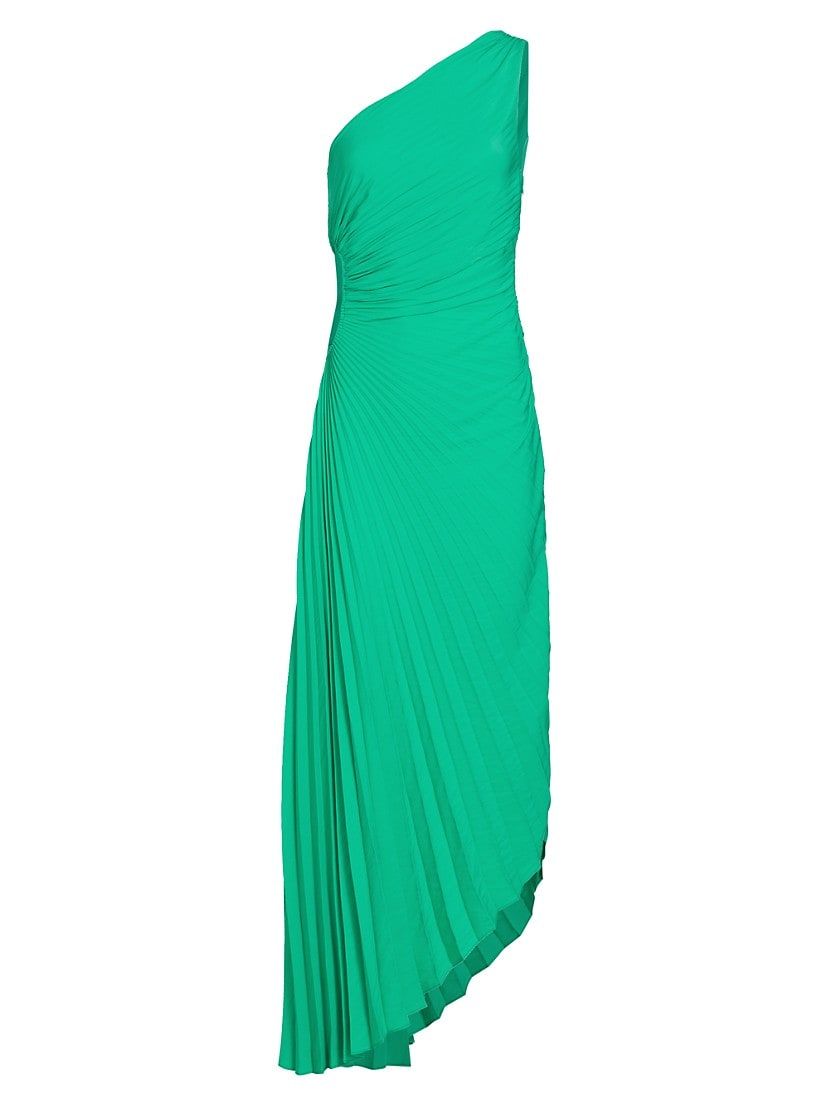 Delfina Pleated One-Shoulder Gown | Saks Fifth Avenue