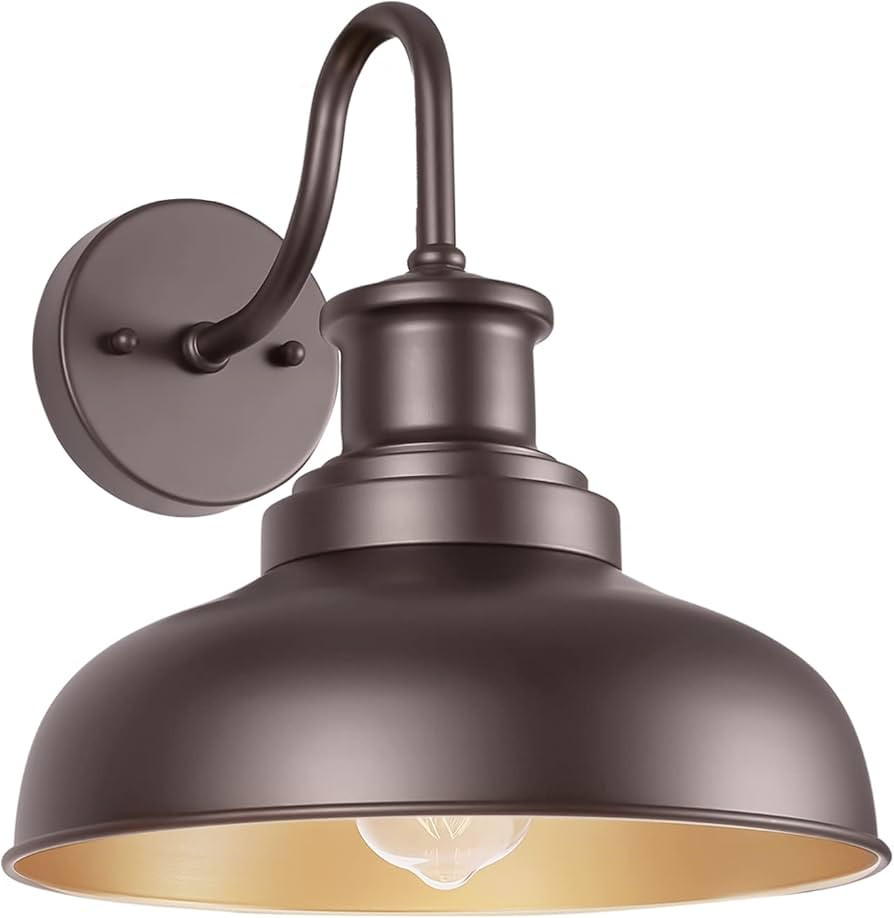 Outdoor Barn Light Outdoor Wall Sconce Farmhouse Exterior Wall Mount Light Vintage Wall Lighting ... | Amazon (US)