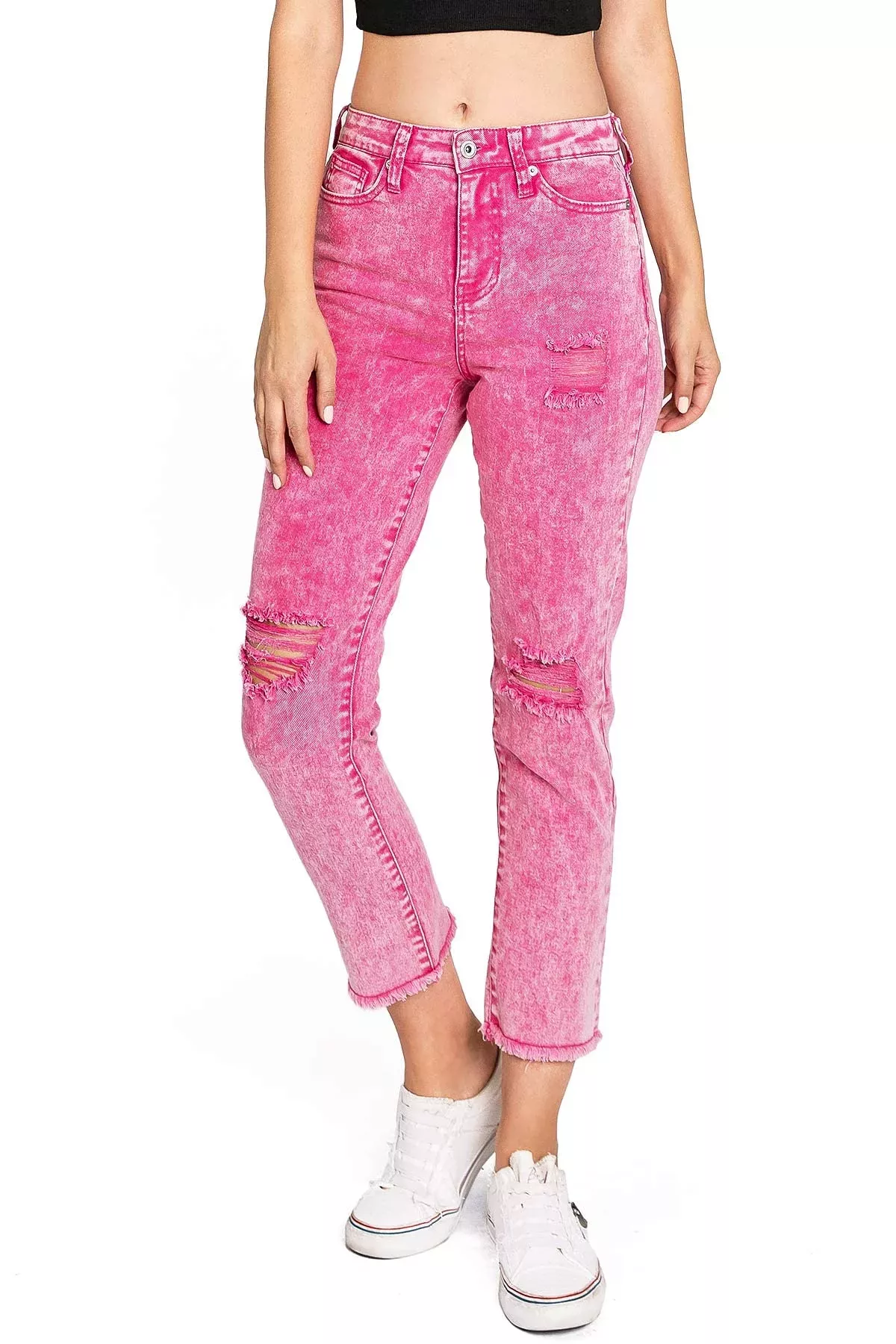 Celebrity Pink Juniors' High Rise Straight-Leg Cargo Pants