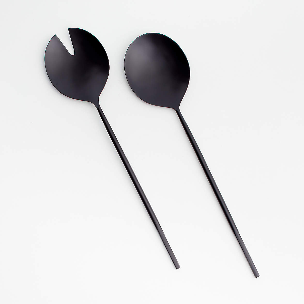 Black Servers, Set of 2 + Reviews | Crate & Barrel | Crate & Barrel