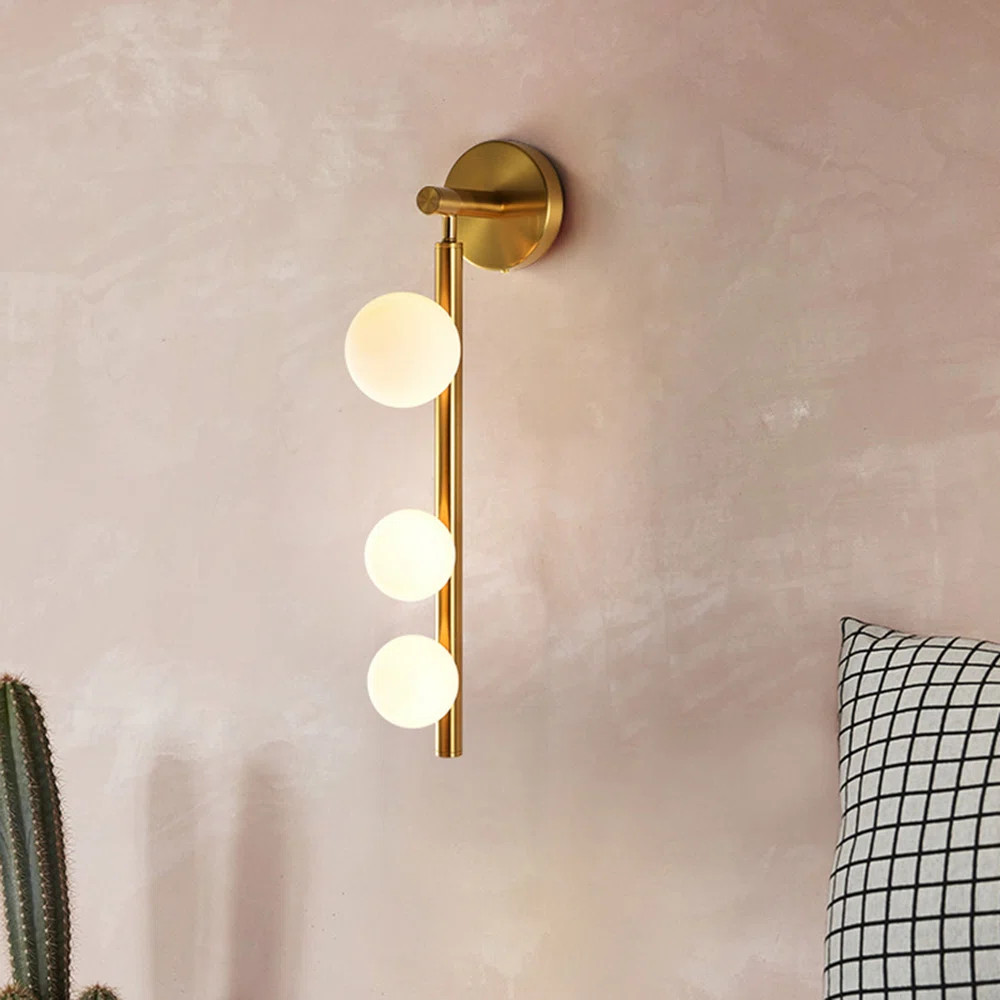 Everly Quinn Mord 3 - Light Gold Armed Sconce & Reviews | Wayfair | Wayfair North America