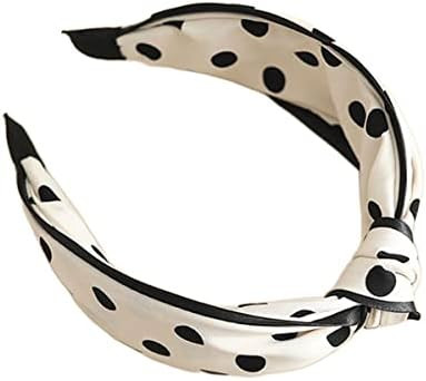 Amazon.com : KizBruo 1PC Women Wide Polka Dot Headbands ,Fashion Twist Knotted Hair Band Hair Hoo... | Amazon (US)