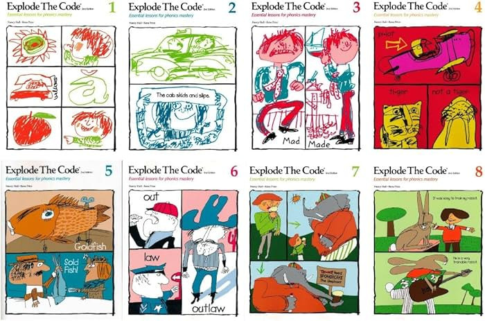 Explode the Code 1-8 Books SET (Essential Lessons for Phonics Mastery) | Amazon (US)