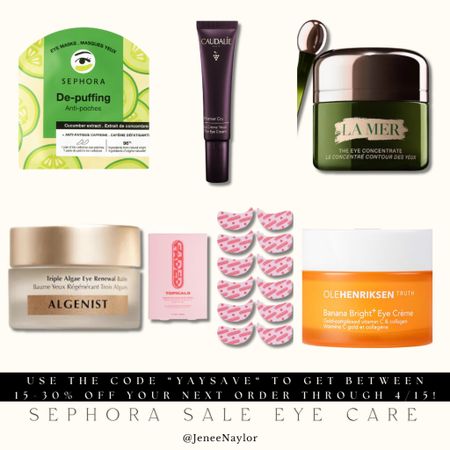 Sephora Saving’s Event: beauty eye care products I use & would recommend!

Whether you’re looking for anti-aging products, or to reduce puffiness and improve pigmentation, these products work wonders! 

Shop the sale! 

#LTKxSephora #LTKsalealert #LTKbeauty