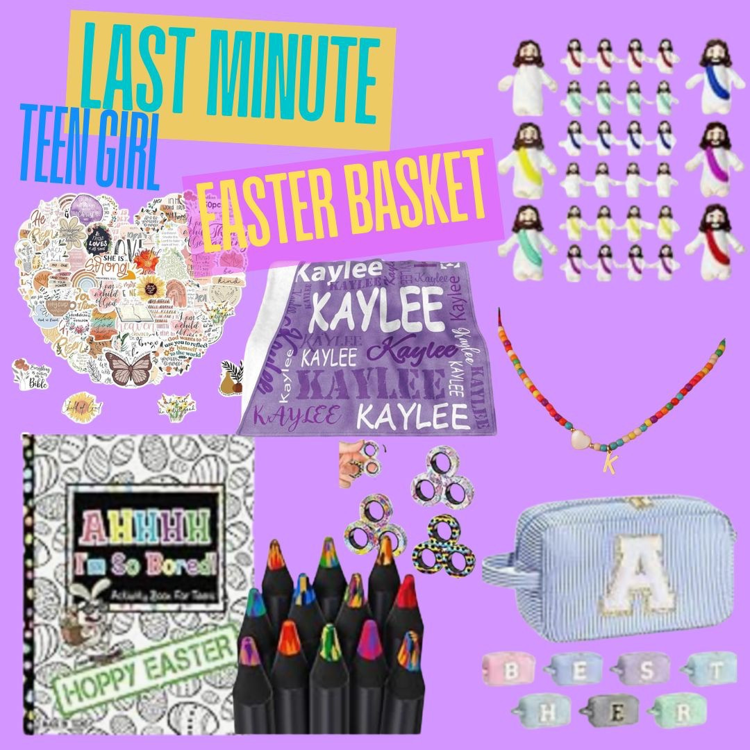 Last-Minute Easter Basket for Teen Girls – Creative, Cute & Personalized!

Need a thoughtful and fun Easter basket idea for a teen girl? This carefully curated collection is perfect for sparking creativity, faith, and joy—just in time for Easter! Full of personalized, artsy, and faith-based goodies, this bundle will make any girl feel seen and celebrated.

#LTKSeasonal #LTKFamily #LTKKids