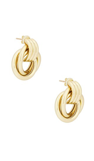 Triple Knot Earrings in Gold | Revolve Clothing (Global)