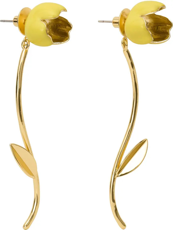 floral statement drop earrings | Nordstrom