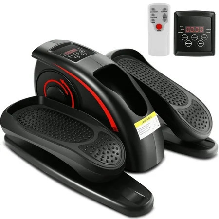 Under Desk Elliptical Machine, Ellipse Leg Exerciser for Seniors Fully Assembled, Quiet & Portable Electric Seated Pedal Exerciser with Remote Control | Walmart (US)