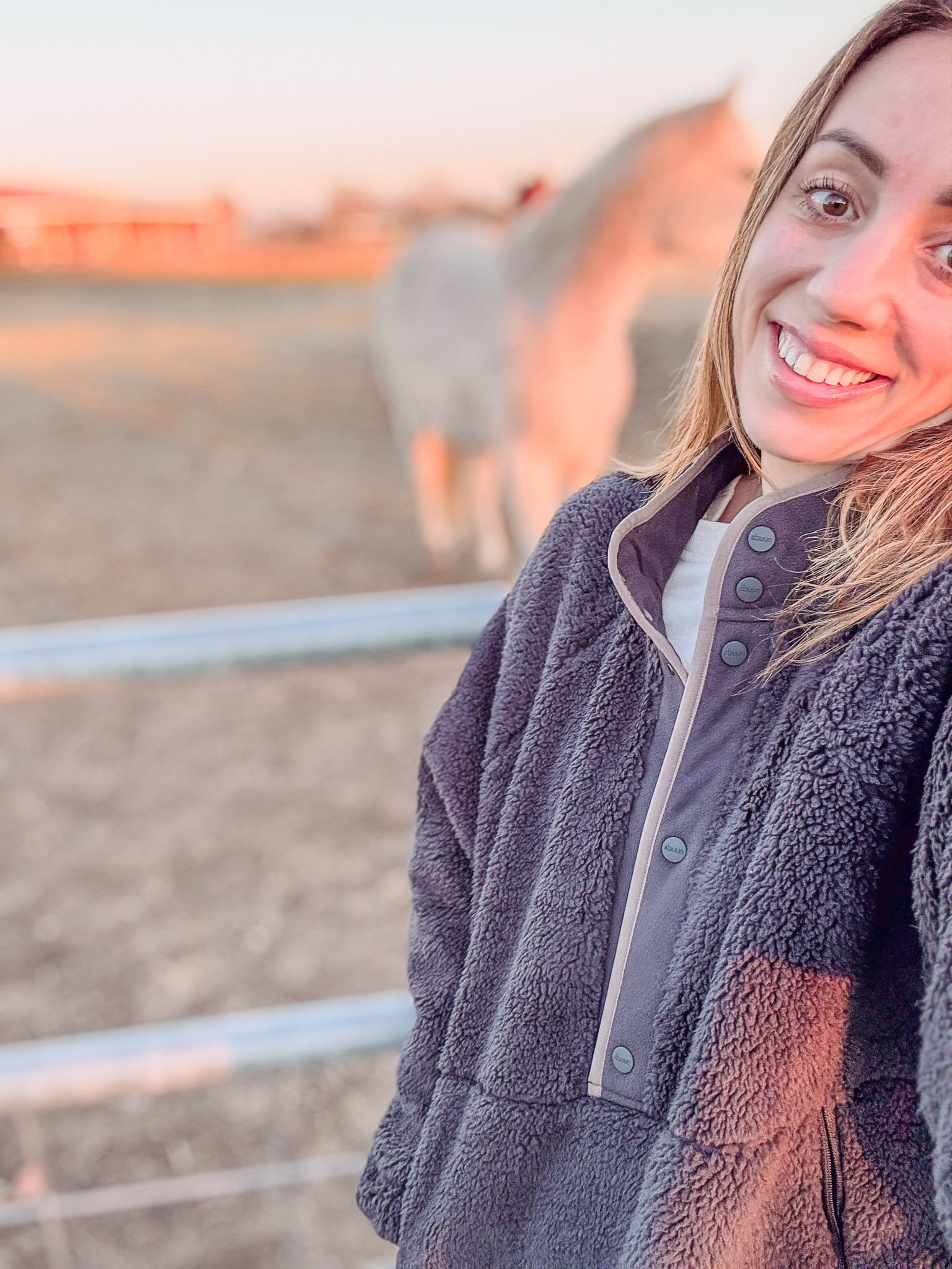 Cozy morning with the horses. ☕️🐴

#LTKFamily #LTKSeasonal #LTKGiftGuide