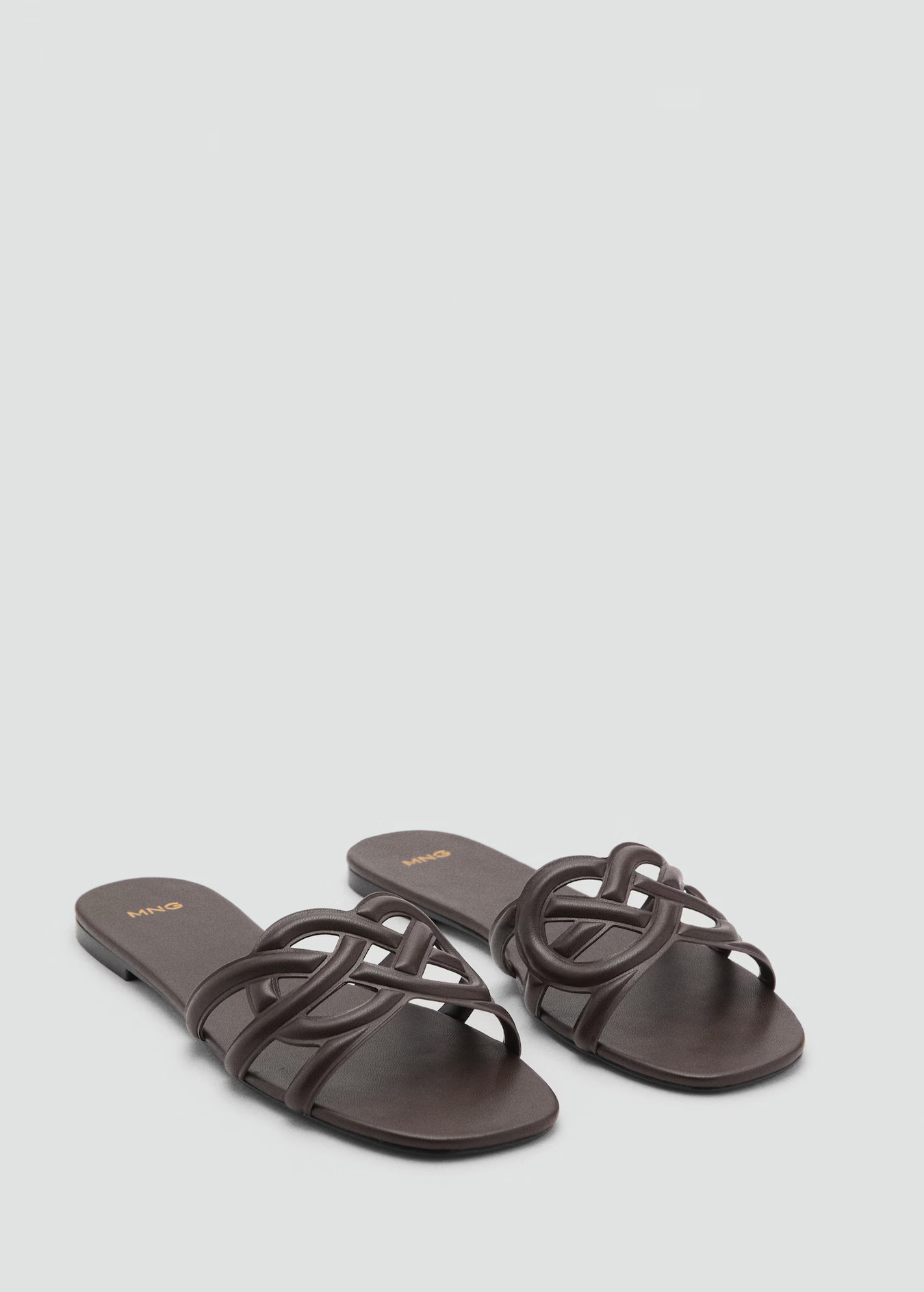 Sandalen mit überkreuzten Riemen - Damen | MANGO Deutschland | Mango EU