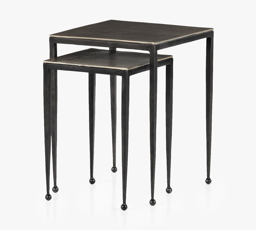 Marrow Metal Nesting End Table (12.5"- 16") | Pottery Barn (US)