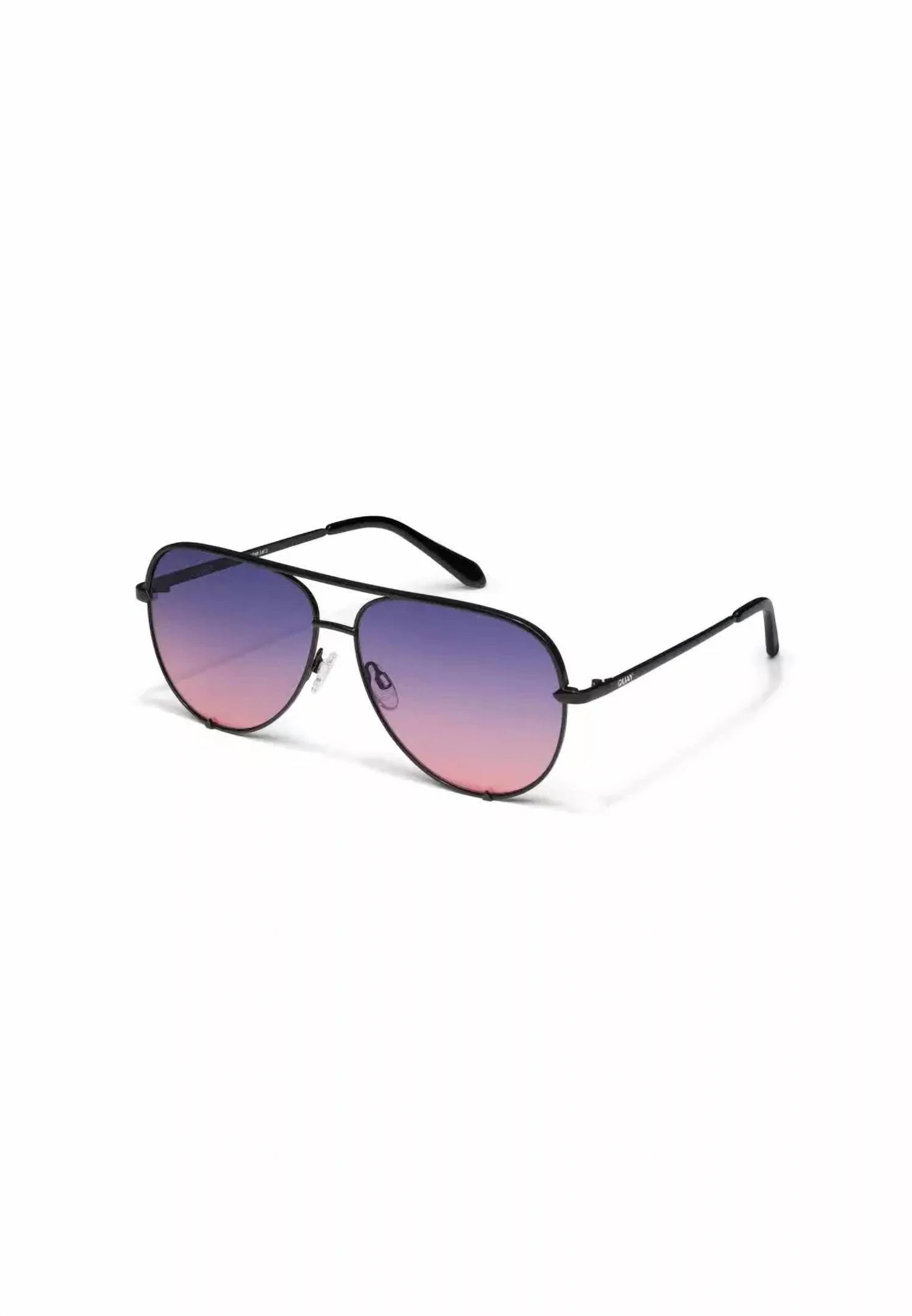 High Key Extra Large Sunglasses In Black/dusk Pink | Shop Simon