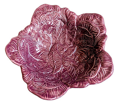 NWT Stoneware Bowl JOHN DERIAN/Target 12¼" x 12¾" Purple Cabbage FREE SHIPPING! | eBay US