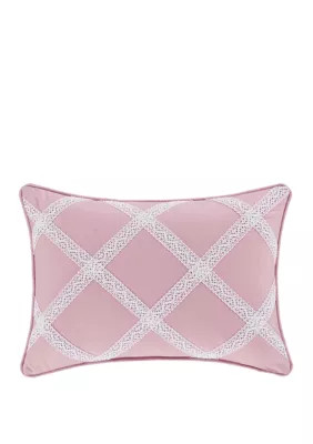 Royal Court Men's Rosemary Rose Boudoir Decorative Throw Pillow | Belk