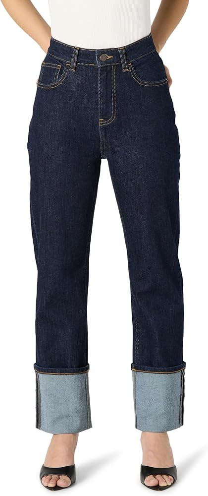 The Drop Women's Belle Foldover Straight Leg | Amazon (US)