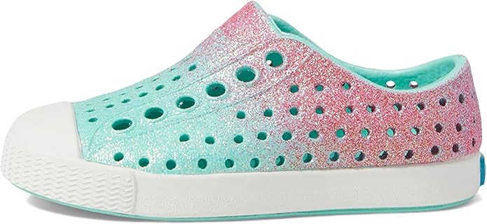 Native Shoes Kids Jefferson Bling Sneakers for Toddlers – Synthetic Upper – Glittered Design ... | Amazon (US)