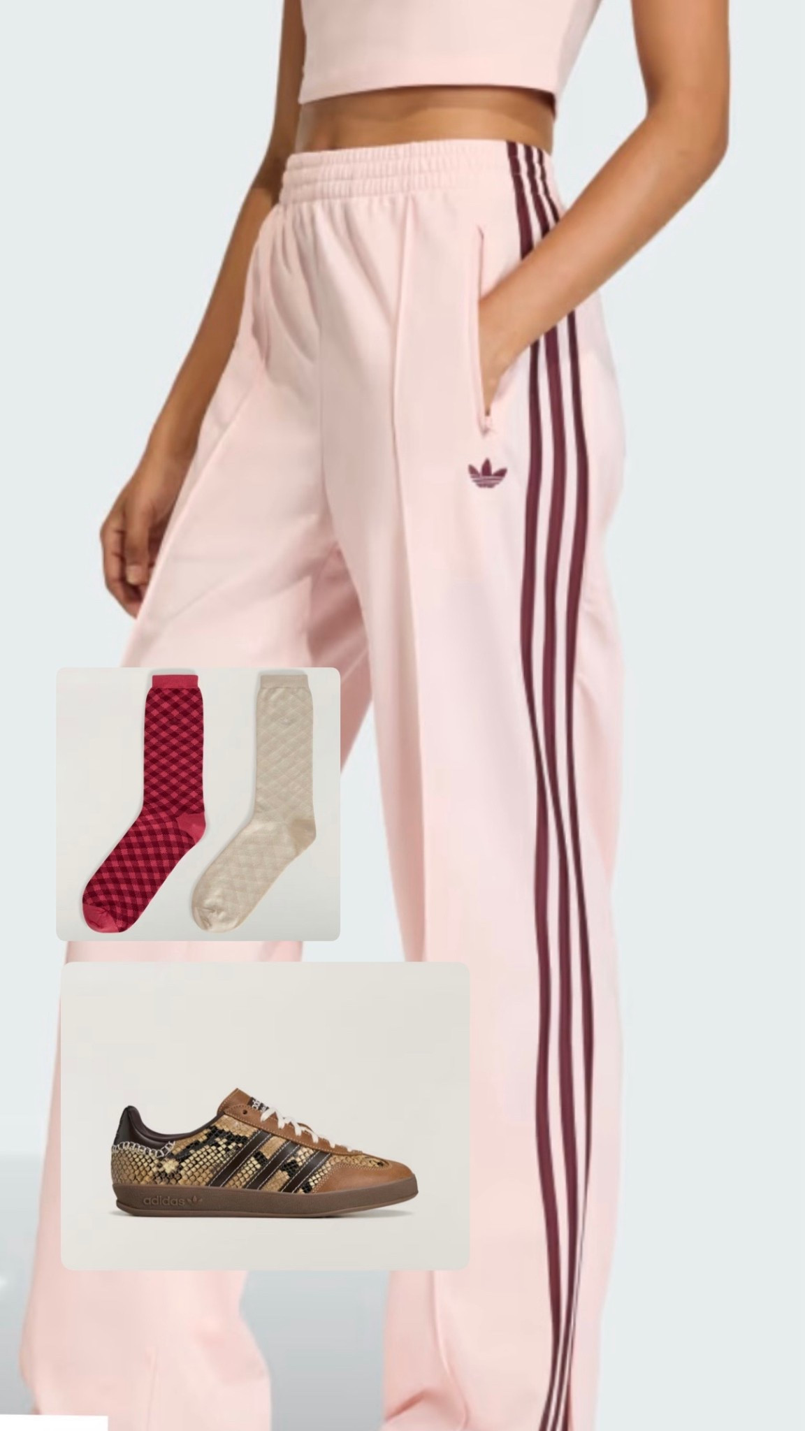 Just a few adidas pieces I bought 
I love my firebird pants and these pink ones add a bit of freshness for spring. I’m obsessed with these snakeskin trainers in brown! 

#LTKstyletip #LTKshoes #LTKuk