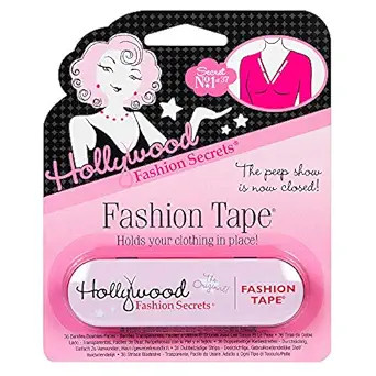 Hollywood Fashion Secrets Medical Quality Double-Stick Fashion Tape, 36 Strips, Tin, 1-Pack | Amazon (US)
