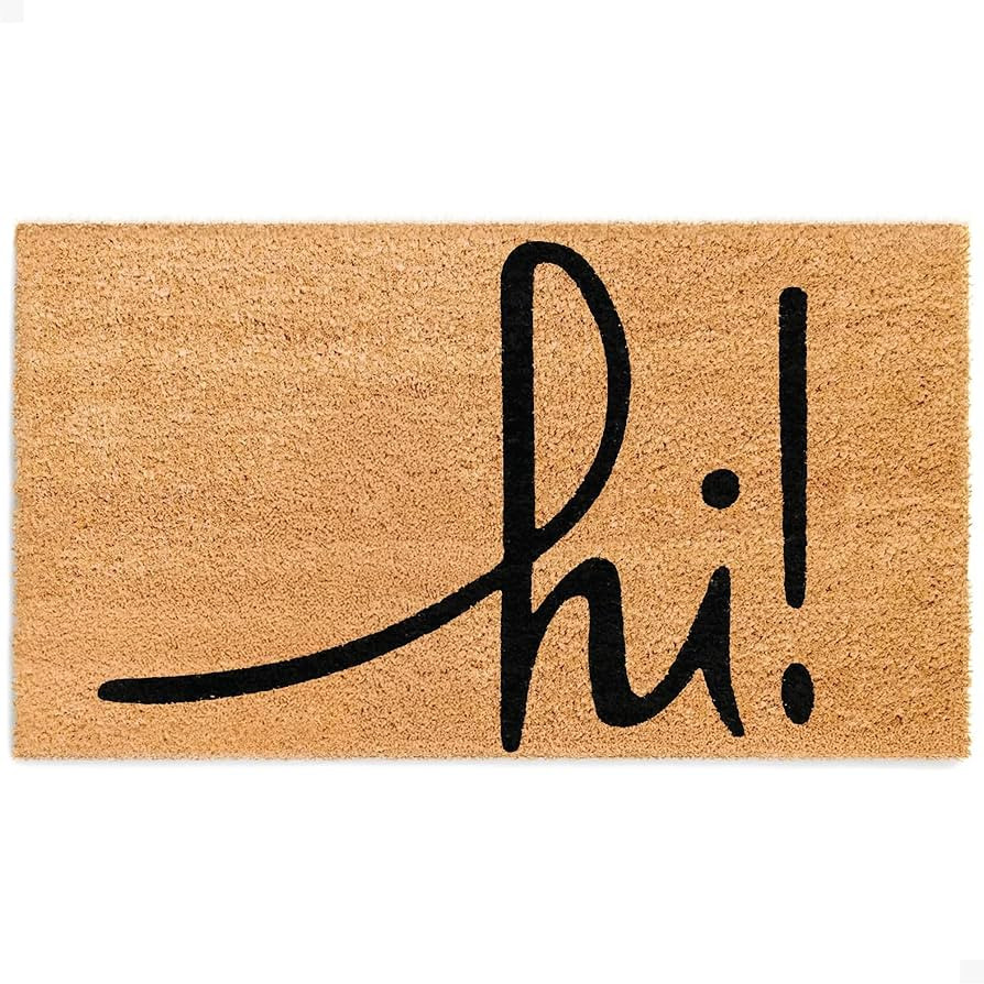 THEODORE MAGNUS Door Mat - Welcome Mat for Front Door with Non-Slip Backing - Durable Coir Doorma... | Amazon (US)
