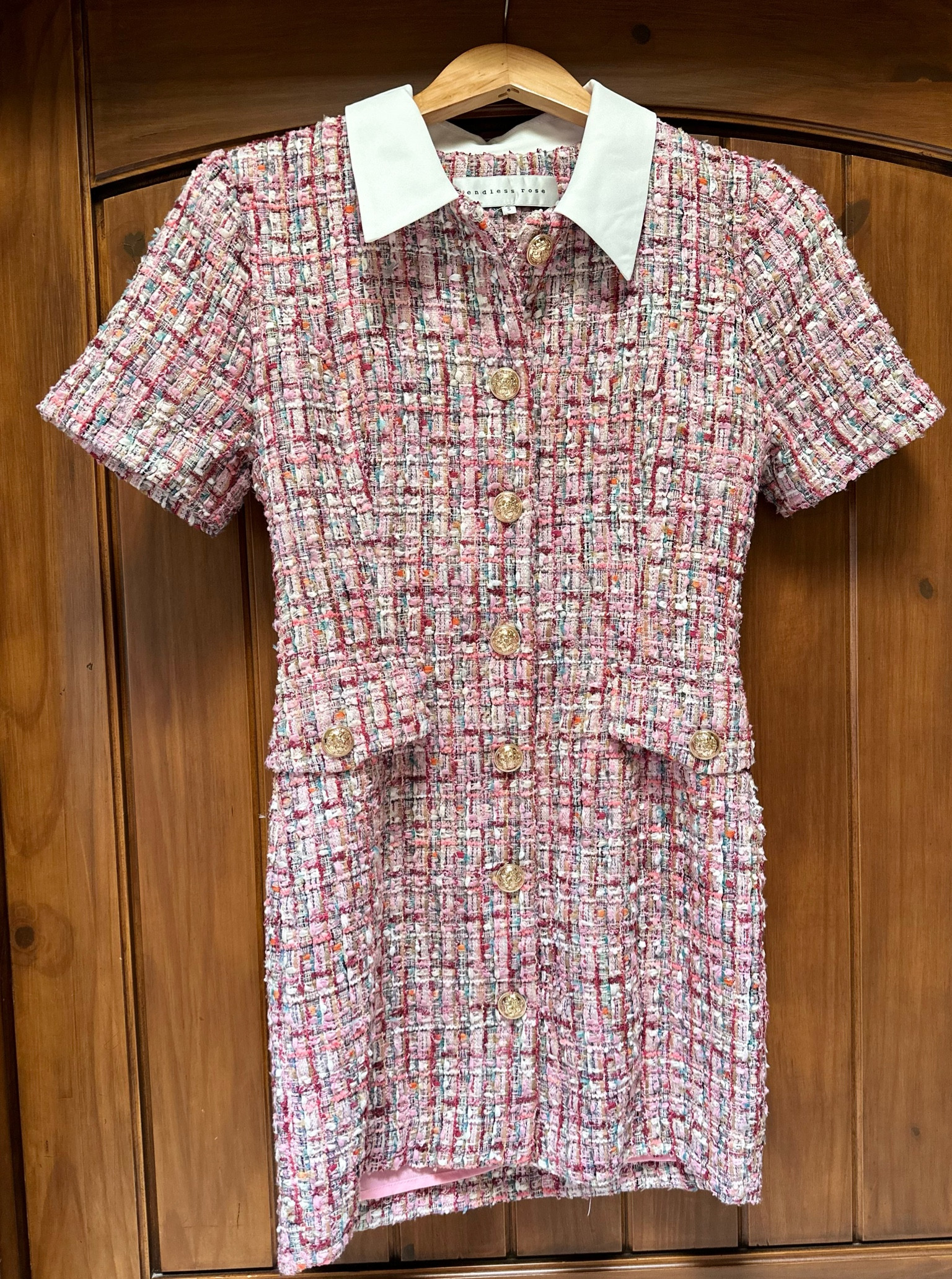 Fall around the corner - tweed season 🧶 

Endless rose | dress | tweed | short sleeve | Anthropology 

#LTKstyletip #LTKbeauty #LTKSeasonal