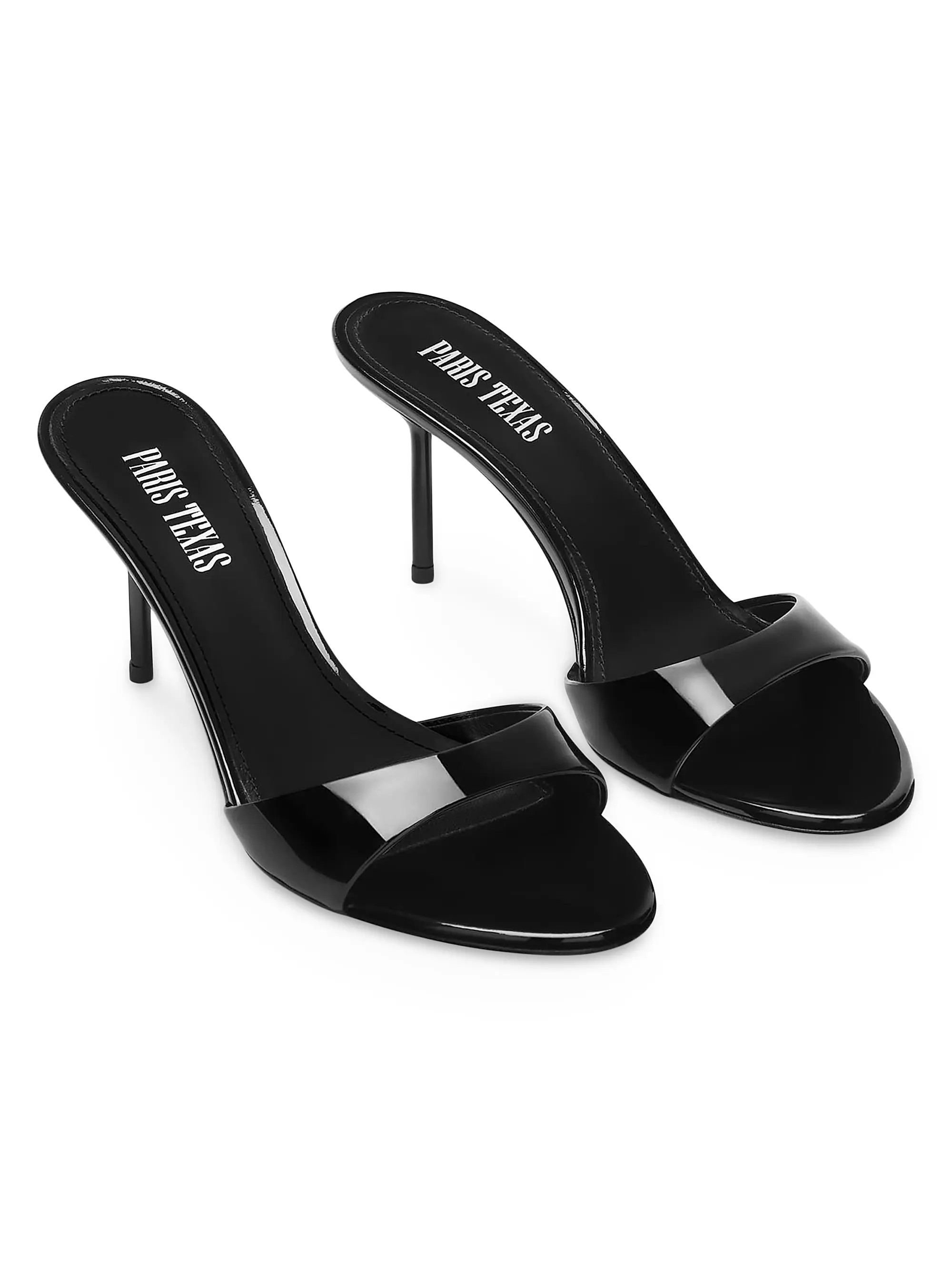 Paris Texas Lidia Patent Leather Mules | Saks Fifth Avenue | Saks Fifth Avenue