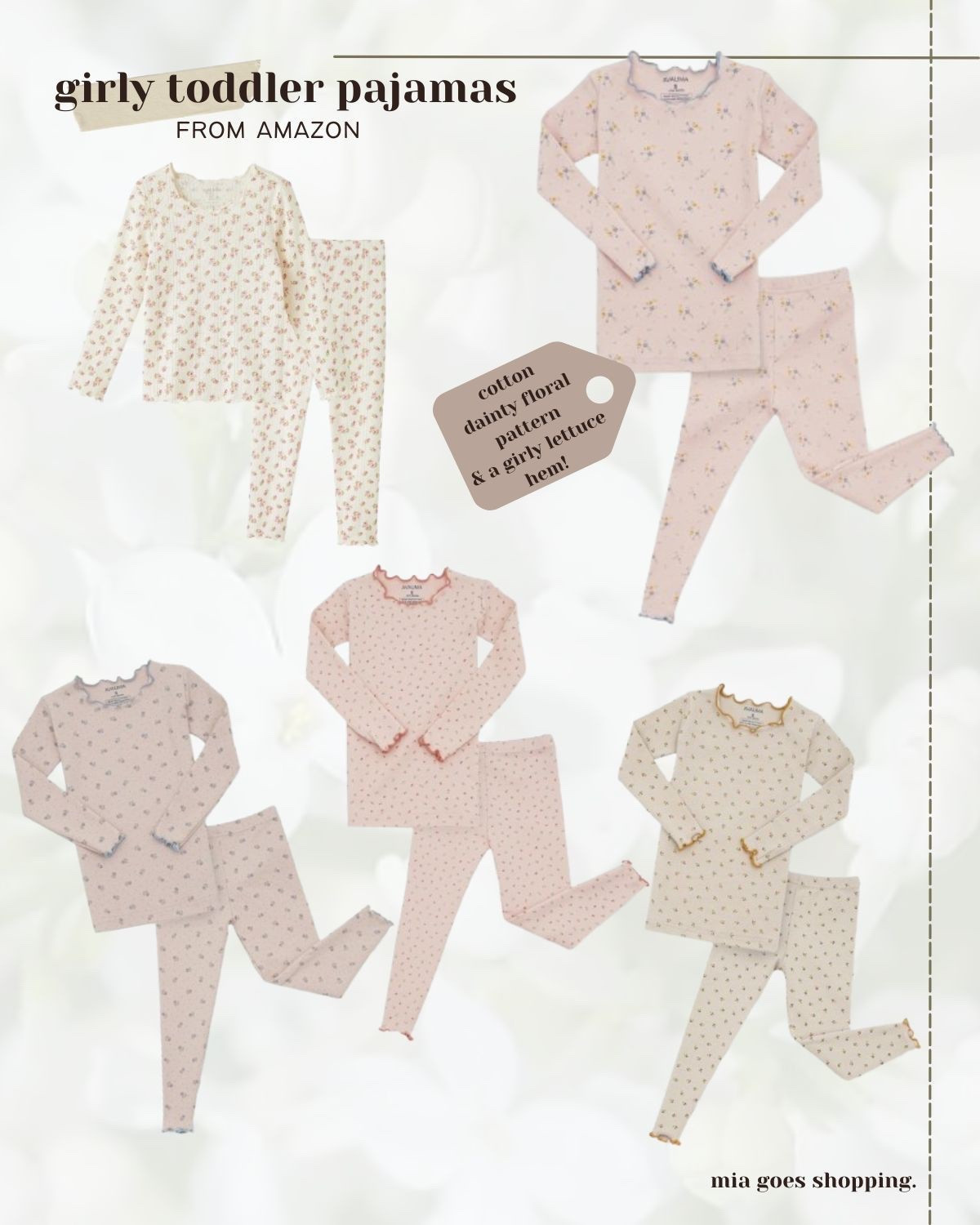 I don’t usually love buying clothes from Amazon, but I saw these cute PJs for Penelope and had to buy a few pairs to try! Review coming soon! Starts at size 6-12M 

Girly pajamas 
Toddler pajamas
Christmas gifts for toddler girls 

#LTKKids #LTKBaby