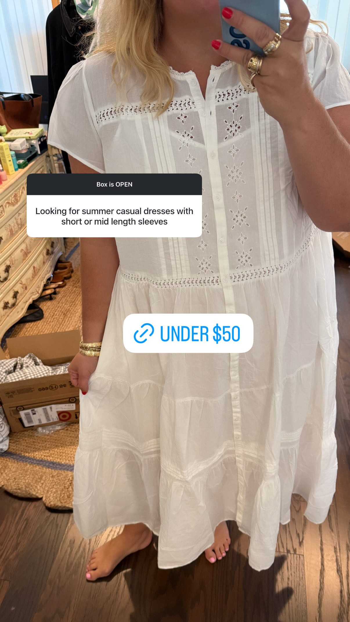 Casual white summer dress 

 

#LTKootd