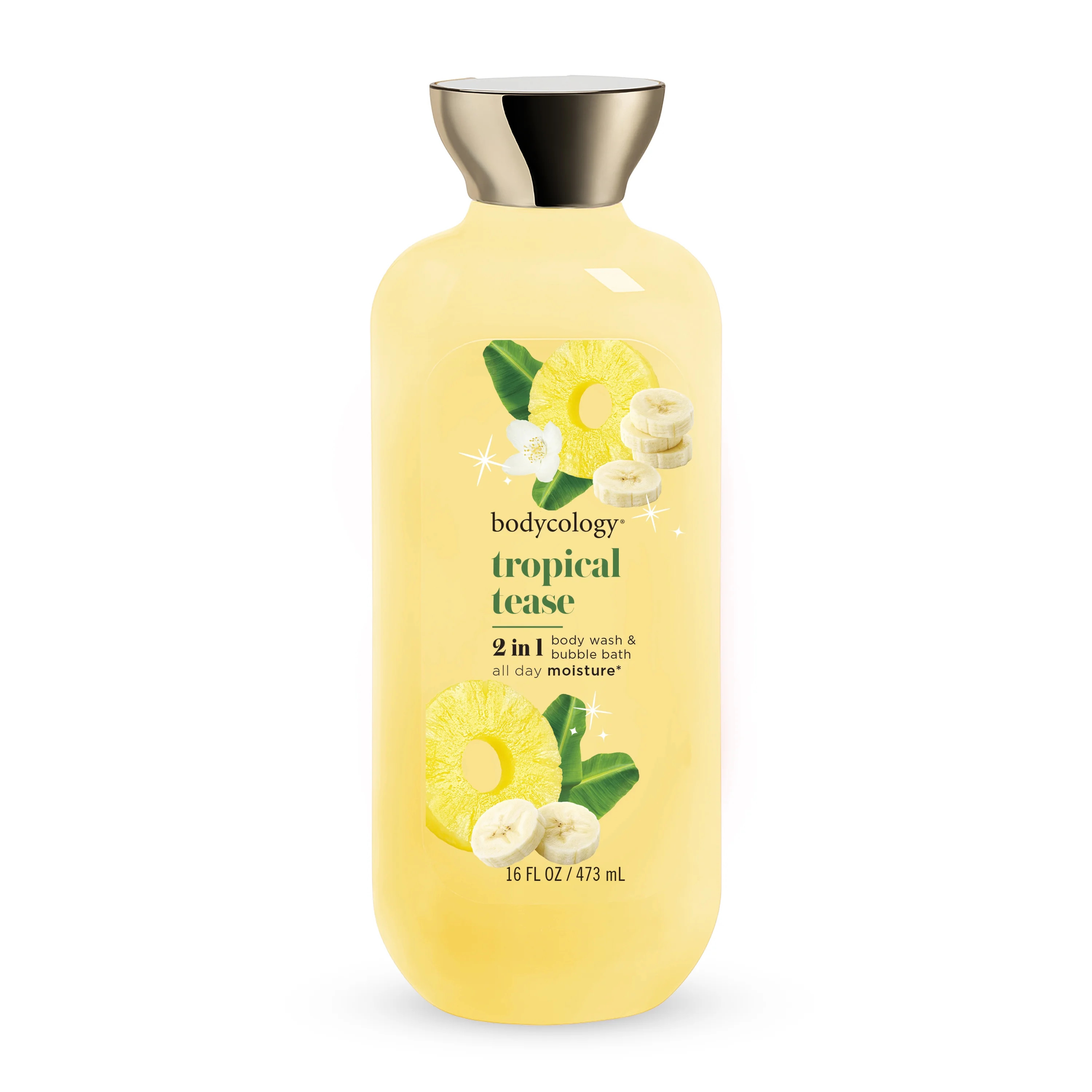 Bodycology 2-in-1 Body Wash & Bubble Bath, Tropical Tease, 16 fl oz | Walmart (US)