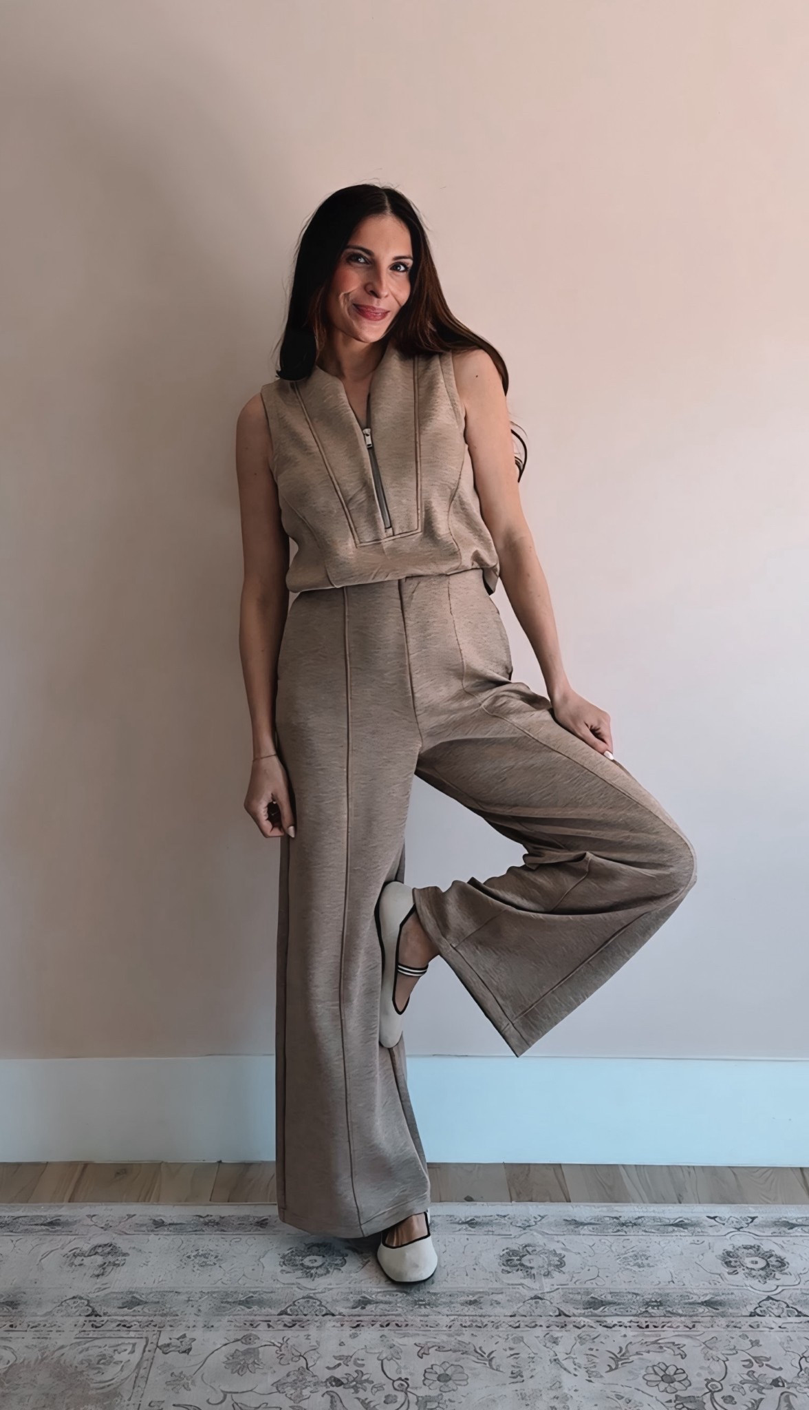 This Spanx air essentials jumpsuit just got restocked! Love it so much because it’s bathroom + breastfeeding friendly! AND it’s great quality ofc! 

#LTKootd #LTKWorkwear #LTKmomlife