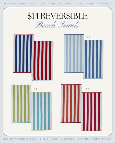 How great are these reversible beach towels! The perfect towel for a day at the pool or beach and they’re so affordable. Plus they’re highly rated and come in the cutest colors!
.
#ltkseasonal #ltkswim #ltkfindsunder50 #ltkhome #walmarthome #betterhomesandgardens beach towels, pool towels, cabana stripe towel #ltktravel

#LTKFindsUnder50 #LTKSeasonal #LTKHome
