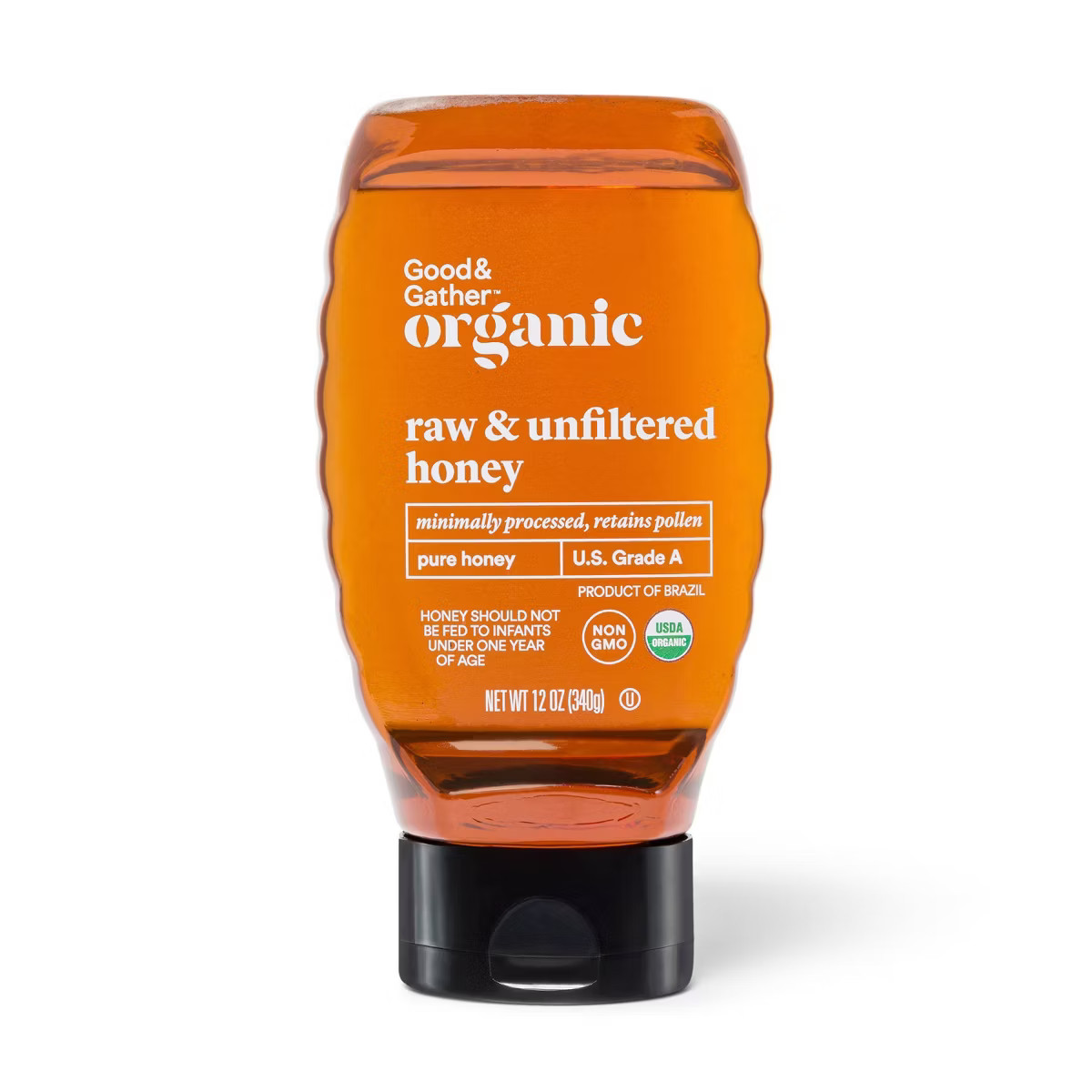 Organic Raw Unfiltered Pure Honey - 12oz - Good & Gather™ | Target