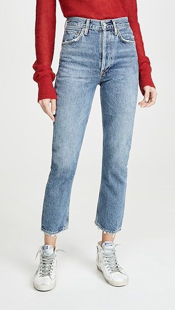 Riley Straight Crop Jeans | Shopbop